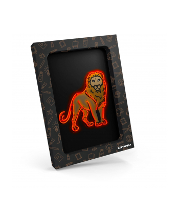 Kidywolf Illuminated Wall Decoration Kit 3-pieces Animals nr 1