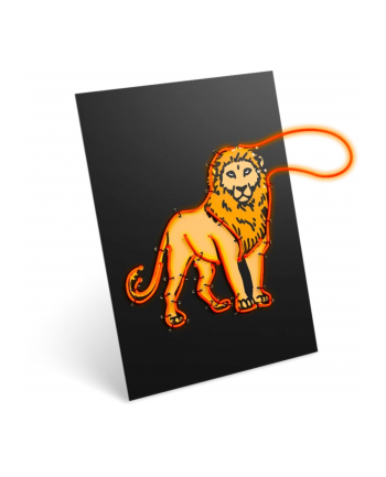 Kidywolf Illuminated Wall Decoration Kit 3-pieces Animals nr 2