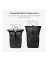 tomtoc Navigator-T61 25L-30L Rolltop Backpack black - nr 4