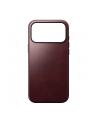 Nomad Modern skorzane etui IP 17 Pro Max Burgundy Horween - nr 1