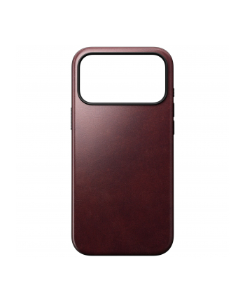 Nomad Modern skorzane etui IP 17 Pro Max Burgundy Horween