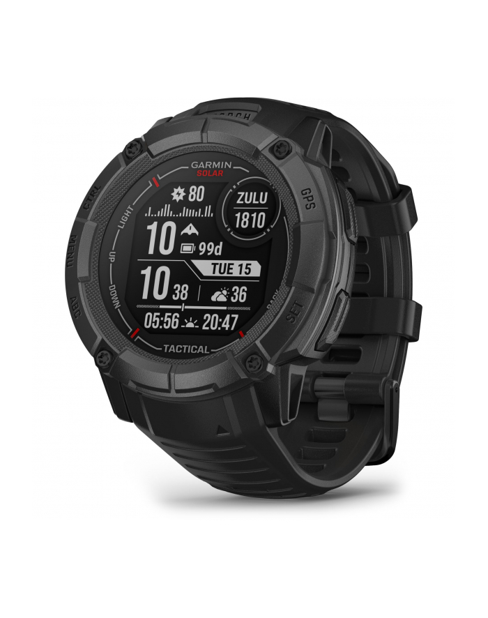 Garmin Instinct 2X Solar Tactical Edition czarny główny