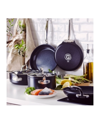 GreenPan Barcelona Pro Stielkasserolle 16cm Schwarz