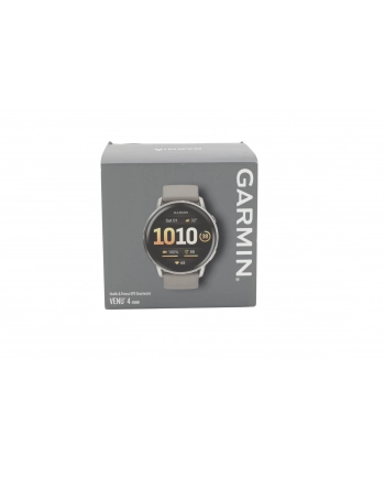 Garmin Venu 4 45mm Silikon-Armb. czarny/srebrny/Szary