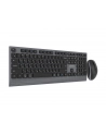 GEMBIRD Zestaw bezprzewodowy dual mode klawiatura + mysz 2.4 GHz + BT slim układ RU kolor czarny - nr 5
