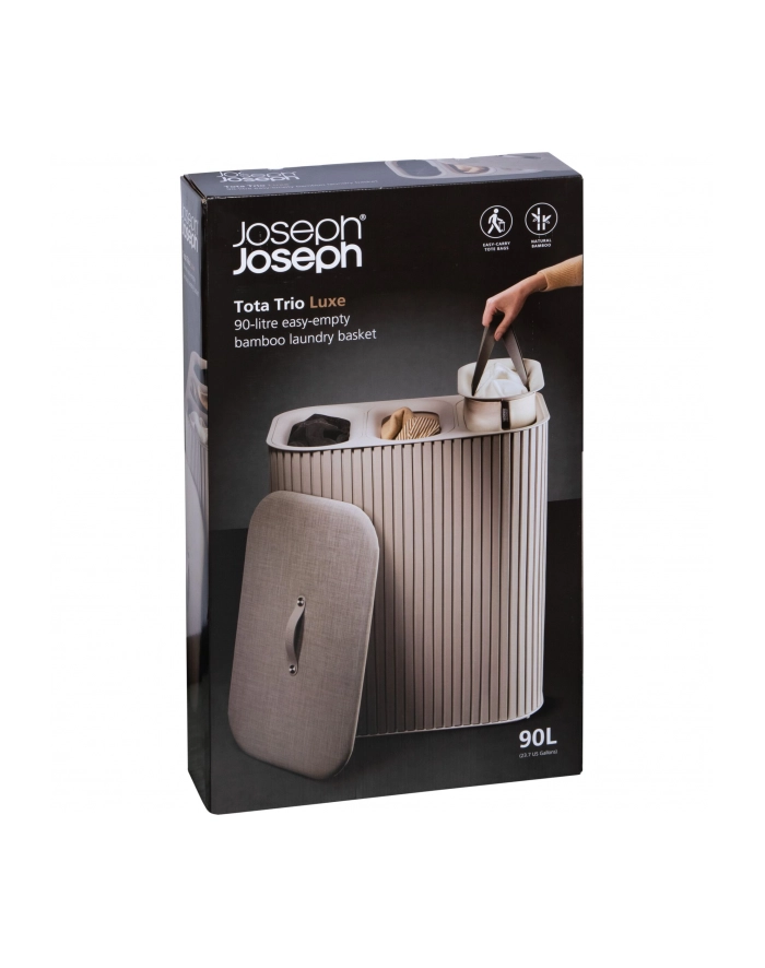 Joseph Joseph Tota Trio Luxe Wäschetrennkorb 90L, ecru główny