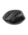 GEMBIRD Bezprzewodowa ergonomiczna mysz tri mode 2.4G + BT + USB 2400DPI 9 przycisków czarna - nr 1