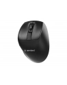 GEMBIRD Bezprzewodowa ergonomiczna mysz tri mode 2.4G + BT + USB 2400DPI 9 przycisków czarna - nr 3