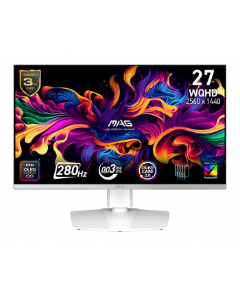 MSI MAG 272QPW QD-OLED X28 26.5inch QD-OLED WQHD 280Hz 0.03ms 2xHDMI2.1 DP USB C PD15W Pivot nr 1