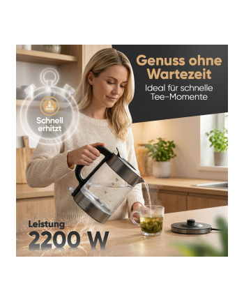 profi cook Proficook PC-WKS 1322 G darkinox LED  1,7L