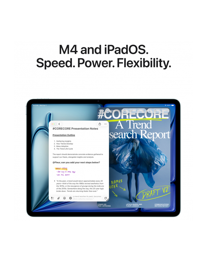 Apple iPad Air 11 (M4) 128GB Wi-Fi Polarstern główny