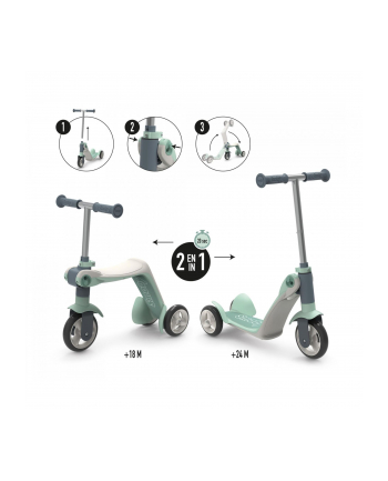 Smoby Laufrad und Scooter Switch 2-in-1 nr 1