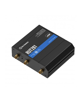 TELTONIKA NETWORKS RUT281 SIM eSIM 4G/LTE/3G/2G Router with GLOBAL Teltit Modem