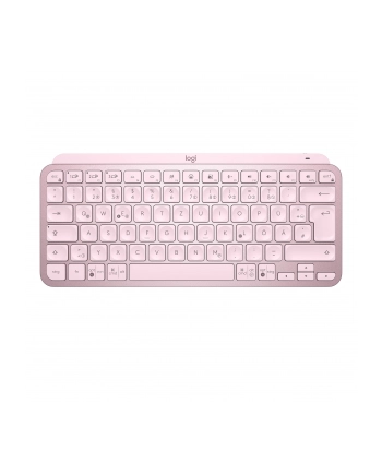 LOGITECH MX Keys Mini Minimalist Wireless Illuminated Keyboard - ROSE - DEU - CENTRAL