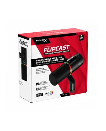hp inc. HP HyperX FlipCast - Streaming XLR/USB Dynamic Microphone