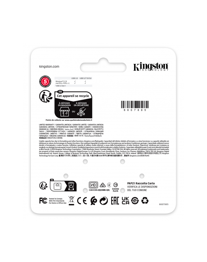 KINGSTON 512GB DataTraveler SE9 G3 - Dark Nickle główny