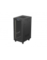 LANBERG Rack Cabinet 19inch Free-Standing 24U/600X800 FLAT PACK With Glass Door LCD black V2 - nr 14