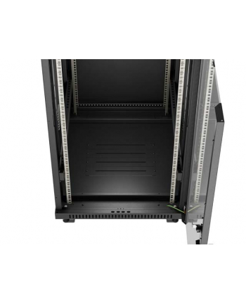 LANBERG Rack Cabinet 19inch Free-Standing 24U/600X800 FLAT PACK With Glass Door LCD black V2