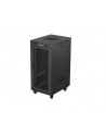 LANBERG Rack Cabinet 19inch Free-Standing 24U/600X800 FLAT PACK With Mesh Door LCD black V2 - nr 1