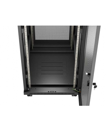 LANBERG Rack Cabinet 19inch Free-Standing 24U/600X800 FLAT PACK With Mesh Door LCD black V2 nr 1