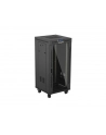LANBERG Rack Cabinet 19inch Free-Standing 24U/600X600 FLAT PACK With Glass Door LCD black V2 - nr 7