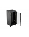 LANBERG Rack Cabinet 19inch Free-Standing 24U/600X600 FLAT PACK With Glass Door LCD black V2 - nr 9