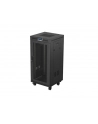 LANBERG Rack Cabinet 19inch Free-Standing 24U/600X600 FLAT PACK With Mesh Door LCD black V2 - nr 1
