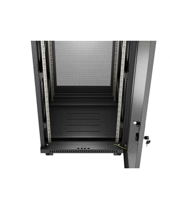 LANBERG Rack Cabinet 19inch Free-Standing 24U/600X600 FLAT PACK With Mesh Door LCD black V2