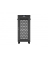 LANBERG Rack Cabinet 19inch Free-Standing 24U/600X600 FLAT PACK With Mesh Door LCD black V2 - nr 6