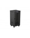 LANBERG Rack Cabinet 19inch Free-Standing 24U/600X600 FLAT PACK With Mesh Door LCD black V2 - nr 7