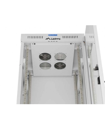 LANBERG Rack Cabinet 19inch Free-Standing 32U/600X600 FLAT PACK With Glass Door LCD grey V2