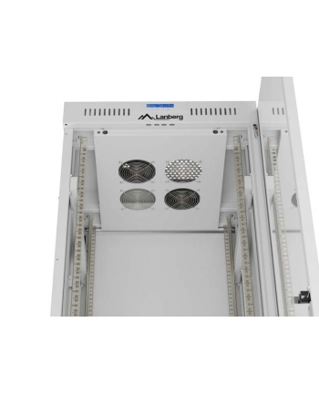 LANBERG Rack Cabinet 19inch Free-Standing 42U/600X600 FLAT PACK With Glass Door LCD grey V2