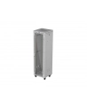 LANBERG Rack Cabinet 19inch Free-Standing 42U/600X600 FLAT PACK With Glass Door LCD grey V2 - nr 14