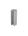 LANBERG Rack Cabinet 19inch Free-Standing 42U/600X600 FLAT PACK With Glass Door LCD grey V2 - nr 1