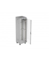 LANBERG Rack Cabinet 19inch Free-Standing 42U/600X600 FLAT PACK With Glass Door LCD grey V2 - nr 9