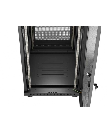 LANBERG Rack Cabinet 19inch Free-Standing 24U/600X800 FLAT PACK With Mesh Door LCD black V2