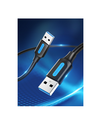 Kabel USB-A do USB-A Vention 05m czarny