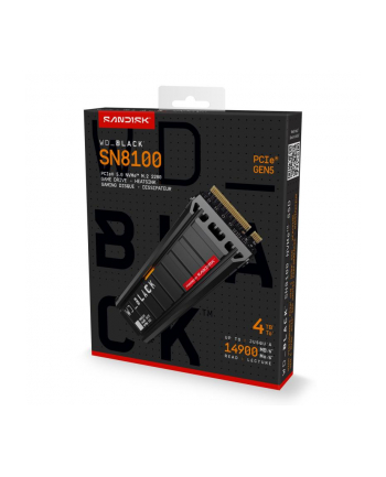 SSD WD Black SN8100  with HS  4TB WDS400T1XHM