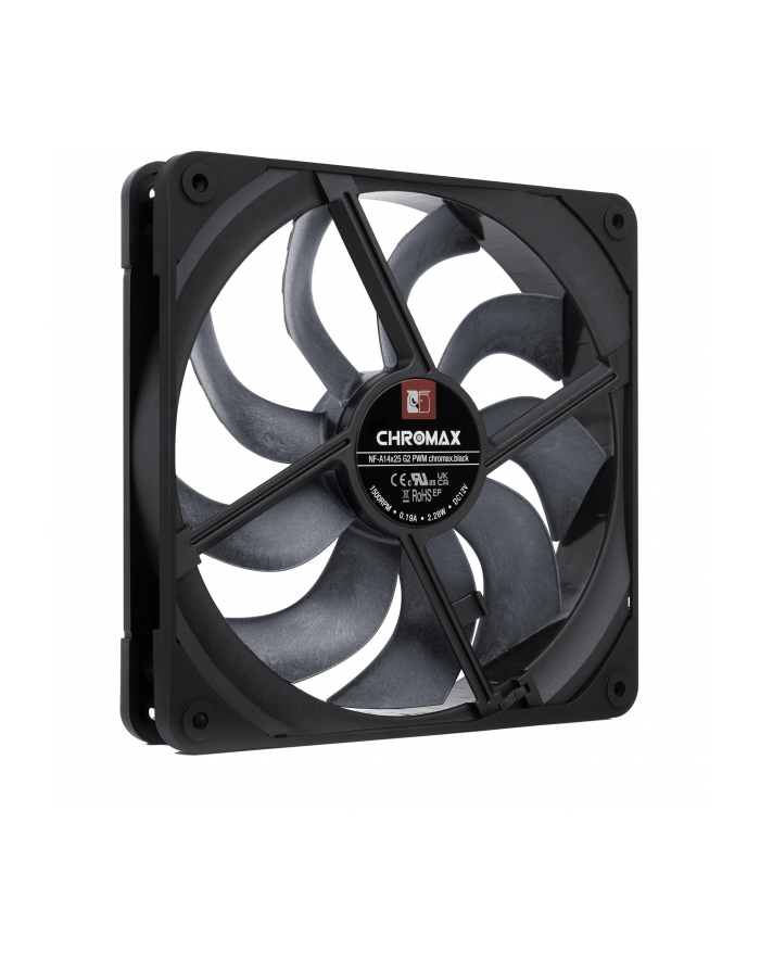 Wentylator NOCTUA 140mm NF-A14x25 G2 PWM chromax black główny