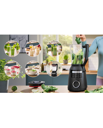 Blender kielichowy Bosch MMB6652B Serie 6 VitaPower (1800W; czarny) nr 2