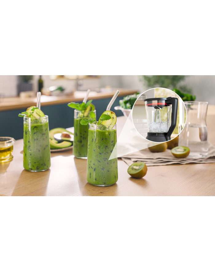 Blender kielichowy Bosch MMB6652B Serie 6 VitaPower (1800W; czarny) główny