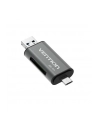 Czytnik kart SD / microSD Vention ze złączami USB 30 USB-C microSD szary - nr 3