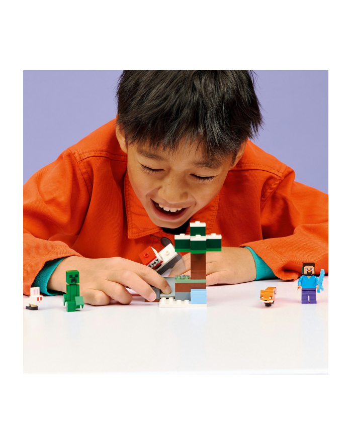 LEGO Minecraft 21583 - Przygoda Steve’a w tajdze główny