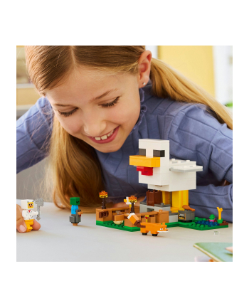 LEGO Minecraft 21585 - Farma kurczaków