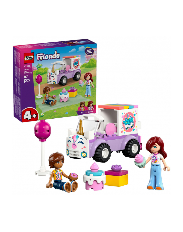 LEGO Friends 42675 - Jednorożcowa dostawa tortu główny