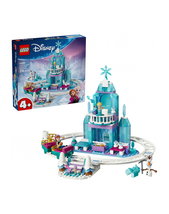 LEGO Disney 43281 - Lodowy zamek Elzy i śnieżna przejażdżka główny