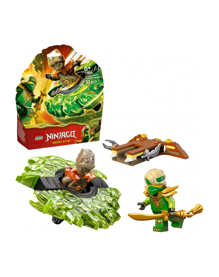 LEGO Ninjago 71850 - Lloyd kontra ziemny potwór na spinnerze główny