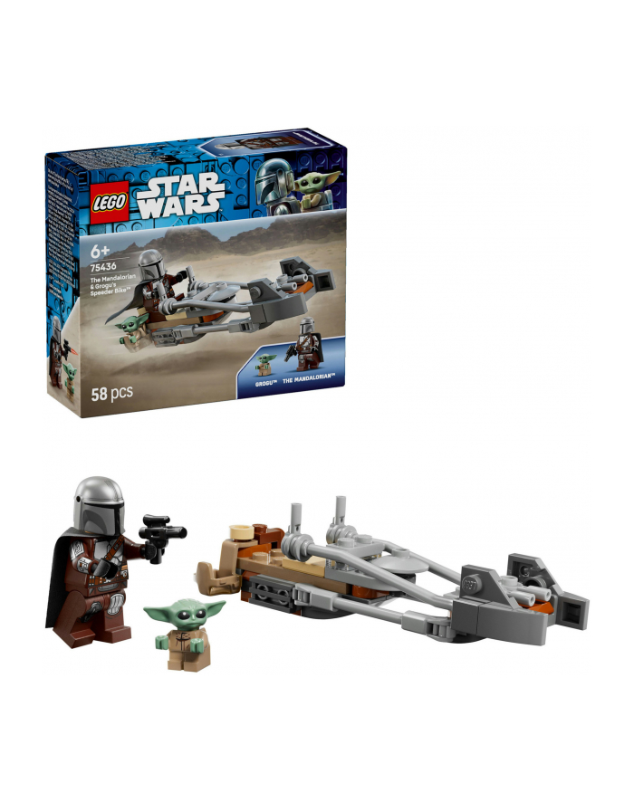 LEGO Star Wars 75436 Ścigacz Mandaloriana i Grogu główny