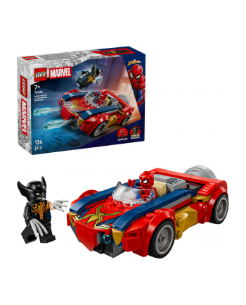 LEGO Marvel 76336 - Spider-Man w samochodzie kontra zvenomowany Wolverine