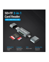 Czytnik kart SD / microSD Vention ze złączami USB 30 USB-C microSD szary - nr 6